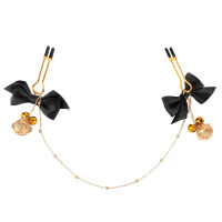 Anální kolík a svorky na bradavky s černými stužkami - 77956562 - 4