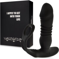 Masážní přístroj na prostatu s kroužkem, 10 programů + aplikace- 79568159 - 2