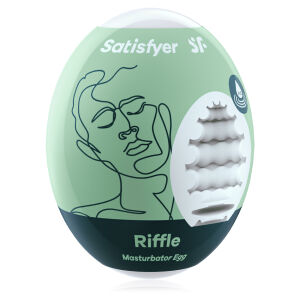 Satisfyer Riffle Egg gelová vajíčka masturbátor pro muže - 77110207