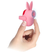 Růžový králíček mini masér celého těla masturbátor pro ženy - 79186214 - 5