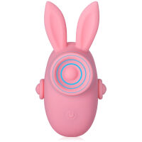 Růžový králíček mini masér celého těla masturbátor pro ženy - 79186214 - 6