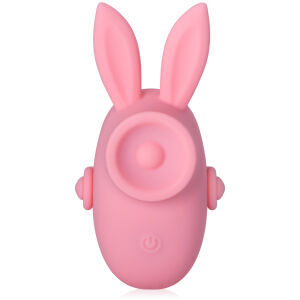 Růžový králíček mini masér celého těla masturbátor pro ženy - 79186214