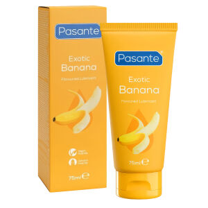 Pasante Banana banánový lubrikační gel 75 ml - 72323181