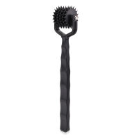 Černé ostnaté kolečko váleček dráždící do BDSM - 72562528 - 4