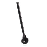 Černé ostnaté kolečko váleček dráždící do BDSM - 72562528 - 3