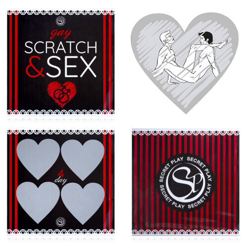 Scratch & Sex Gay erotická stírací hra s LGBT pozicemi - 78711041