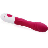 30 VARIANT INTENZIVNÍCH VIBRACÍ SILIKONOVÝ VIBRÁTOR DOKONALÝ MASTURBÁTOR ČERVENÁ BARVA- 72894047 - 2