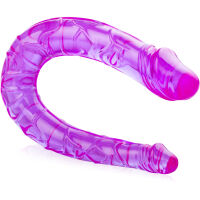 PENIS DVOUSTRANNÉ LESBICKÉ DILDO DO ANÁLU I VAGÍNY - 76890544 - 2