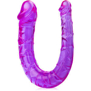 PENIS DVOUSTRANNÉ LESBICKÉ DILDO DO ANÁLU I VAGÍNY - 76890544