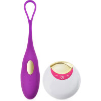 Sada pro ženy vibrátor + vibrační vajíčko s dálkovým ovládáním - 77295034 - 5