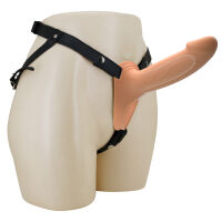 Strap-on pás s tělovým návlekem pro zvětšení penisu - 74696456 - 5