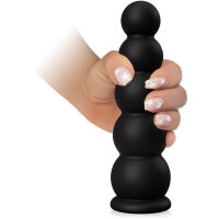 KULIČKOVÉ ANÁLNÍ DILDO OBJEMNÝ KOLÍK ANAL PLUG S PŘÍSAVKOU  - 74709999 - 2