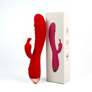 Vibrátor králíček s předehřevem 101 možností - 77997751
