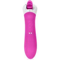 VIBRÁTOR 2V1 OTÁČIVÝ JAZÝČEK PRO ORÁLNÍ ROZKOŠ 12 SEX FUNKCÍ - 77654267 - 3