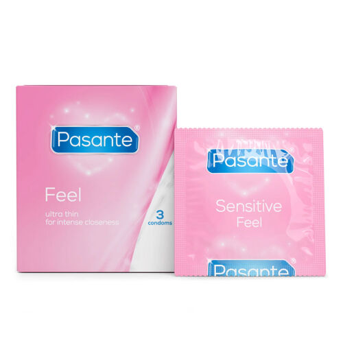 Pasante Feel tenké kondomy se zásobníkem 3 ks - 77120183