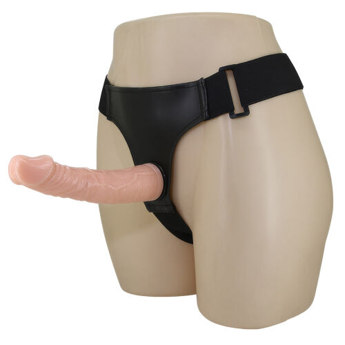Strap-on pás s realistickým penisem pro pegging 20 cm - 75528100