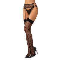 Obsessive Isinne punčochy s vestavěným pásem S/M/L - 71700838 - 5