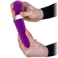 SILIKONOVÝ MASAŽÉR - VIBRÁTOR 10 PROGRAMŮ - PODSVÍCENÍ  LED - 52798176 - 4