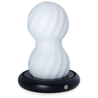 Vyhřívaný masturbátor pro muže s vibrujícím análním řetízkem - 79577087 - 4