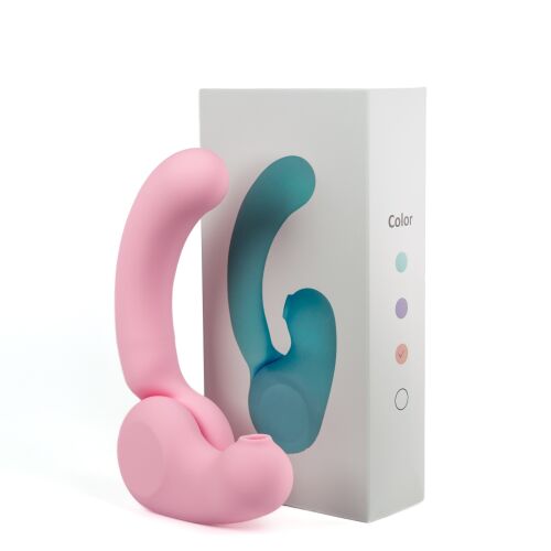 Modulární vibrátor 2v1 s funkcí sání 100 možností - 73232262