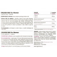 ORGASM MAX FOR WOMEN - TABLETKY NA LIBIDO - 2 KUSY - 75904889 - 2