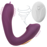 SAMONOSNÝ VIBRÁTOR S FUNKCÍ SÁNÍ A POHYBLIVÝM AZÝČKEM - 10 FUNKCÍ + DÁLKOVÝ OVLADAČ  - 73661529 - 4
