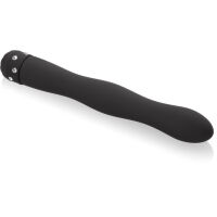 STYLOVÝ VIBRÁTOR SE ZIRKONY KRÁSNÝ MASTURBÁTOR DO VAGÍNY I ANÁLU ČERNÁ BARVA- 77566834 - 2