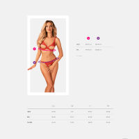 Obsessive sada spodního prádla s otevřeným rozkrokem Bergamore - 72593192 - 4