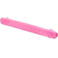 DOUBLE DONG SUPER ELASTICKÝ DVOJITÝ LESBICKÝ PENIS GELOVÉ DILDO - 79917621 - 3