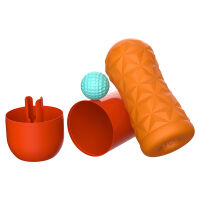 Oranžový mužský masturbátor super stimulace umělá vagína - 77672842 - 4