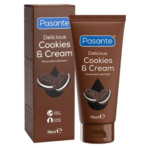 Pasante Delicious ochucený lubrikační gel s příchutí čokoládových sušenek 75 ml - 77586070