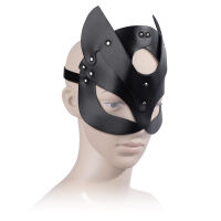 Kožená kočičí maska BDSM na obličej - 74811715 - 2