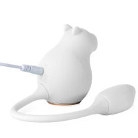 Vibrující křeček se sání masérem 100 funkcí bílý - 71629685 - 3