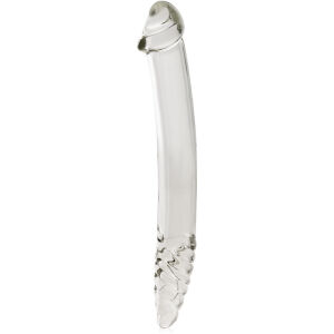 OBOUSTRANNÉ SKLENĚNÉ DILDO DOUBLE DONG DO VAGÍNY I ANUSU  - 74130495