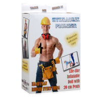 Nafukovací panna lásky Instalátor penis 20 cm - 74303475 - 2