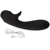 Hladký vibrátor se stimulátorem klitorisu - 75144642 - 2