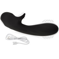 Hladký vibrátor se stimulátorem klitorisu - 75144642 - 4