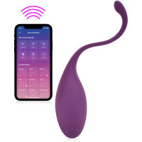 SILIKONOVÉ VAJÍČKO OVLÁDANÉ APLIKACÍ VIBRAČNÍ VAJÍČKO  - 73843225 - 3