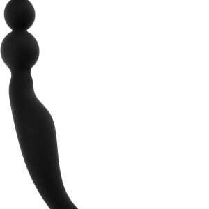 VAGINÁLNĚ-ANÁLNÍ SONDA DVOUSTRANNÉ DILDO G-SPOT S KULIČKAMI - 78358939