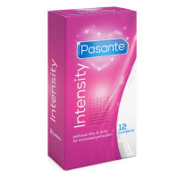 Pasante Intensity kondomy s proužky a výstupky 12 ks - 76176993 - 3