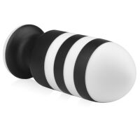 Velký silikonový anální kolík se silnou přísavkou 7,5 cm - 78741855 - 7