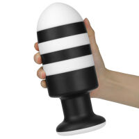 Velký silikonový anální kolík se silnou přísavkou 7,5 cm - 78741855 - 9