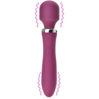 OBOUSTRANNÝ EROTICKÝ MASAŽÉR VIBRÁTOR 2v1 DO VAGÍNY A NA KLITORIS  - 73827856 - 2