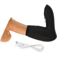 SILIKONOVÝ VIBRAČNĚ-SACÍ  MASTURBÁTOR KE STIMULACI PENISU  - 74919429 - 7