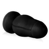Velký anální kolík černé dildo anální 6,3 cm průměru - 77057785 - 3
