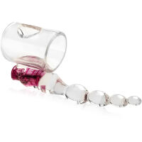 SILIKONOVÝ NÁVLEK KROUŽEK NA PENIS S VIBRUJÍCÍ ANÁLNÍ SONDOU  - 71132956 - 2