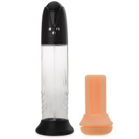 AUTOMATICKÁ PUMPA NA PENIS  + SACÍ MASTURBÁTOR UMĚLÁ VAGÍNA 2v1 - 77077840 - 2