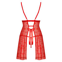 Obsessive Claussica babydoll vánoční erotické prádlo - 78896848 - 5