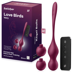 Satisfyer Love Birds Vary vibrační gejša kuličky s ovladačem - 71360793