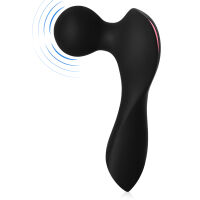 Černý mini masér pro ženy wand 10 vibračních možností - 77885483 - 6